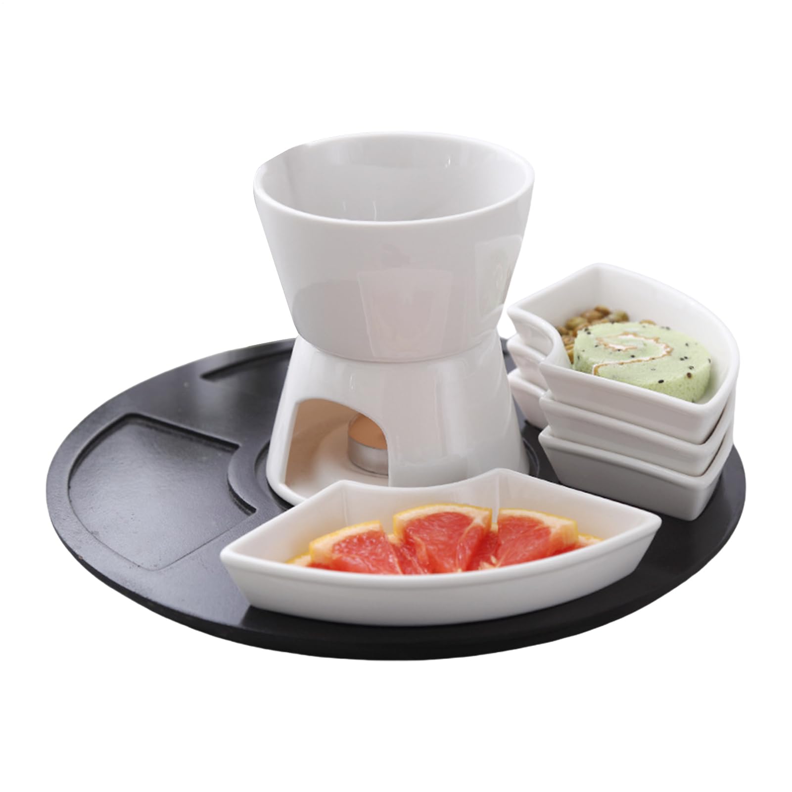 Set Fondue Chocolate Infantil Cerámica termorresistente con calentamiento
