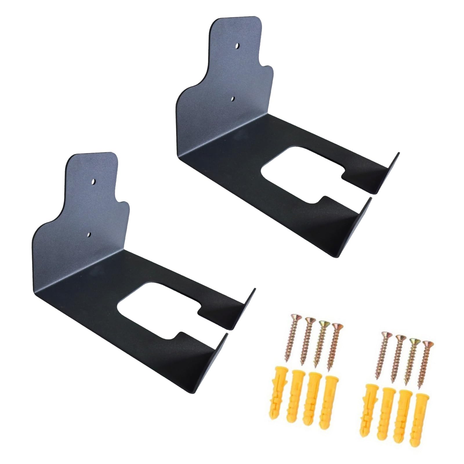 Newft 2 Packs Multifunctional Workshop Organizers Mounting Bracket For Grinding Machines With Quick Releases Steel Construction Grinder Wall Bracket