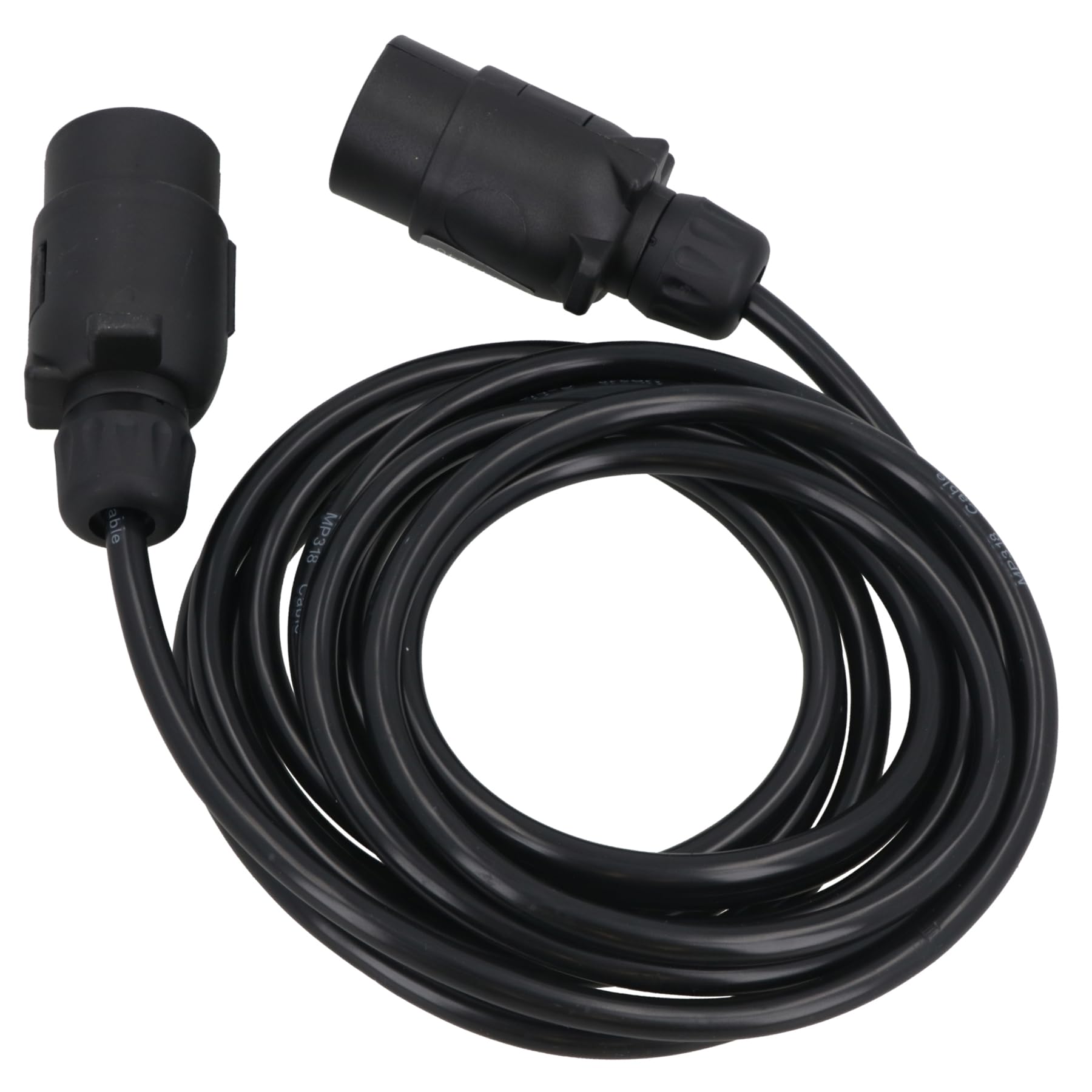 AB Tools Lampa przyczepa elektryka 3,5 m przedłużacz kabel męski do męskiego 7-pinowe wtyczki