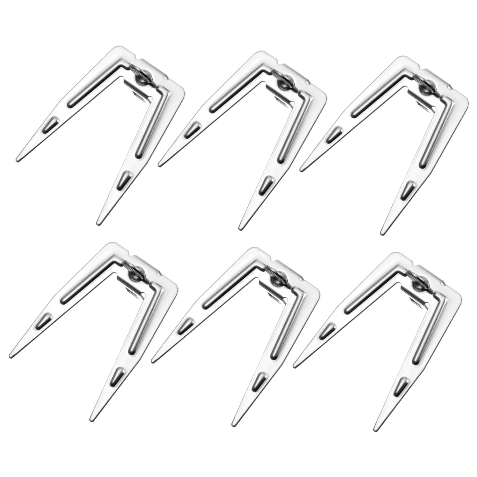 ifundom 6Sets Chicken Grilling Forks Durable Air Fryer Bbq Rotisserie Tools for Home Kitchen Cooking Roasting Easy to Store Carry