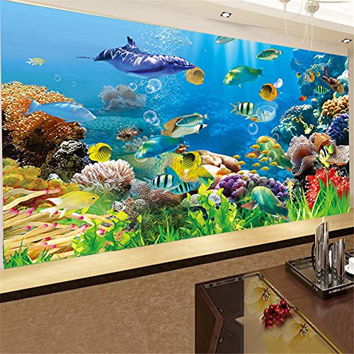 Railonch Large 5D Diamond Painting Kits, Wonderful Ocean World, Full Drill Diy Crystal Embroidery Cross Stitch Arts Craft For Home Wall Decor (120 X 60 Cm) #TOP1