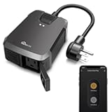 Outdoor Smart Plug with 2 Individual Control Outlets&comma; IP64 Weather Resistance&comma; Smart Home Outlet Timer Compatible with Alexa&comma; Google Home and SmartThings&comma; 2&period;4GHz WiFi Only&comma; No Hub Required