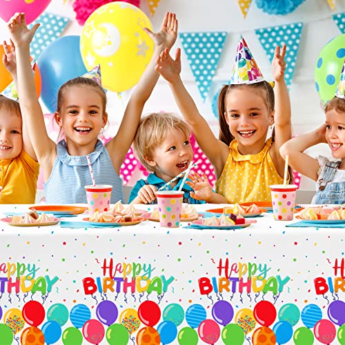 Gatherfun NO Birthday Disposable Tablecloth, Plastic Table Cover For Kid’S Birthday Party thumb #3