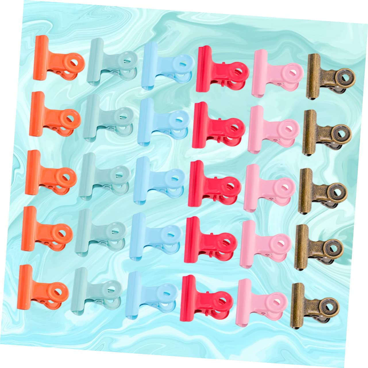 NUOBESTY 120pezzi Clip Metalliche Per Documenti Clip Scrivania Per e Scuola Colori Organizzazione Prezzi