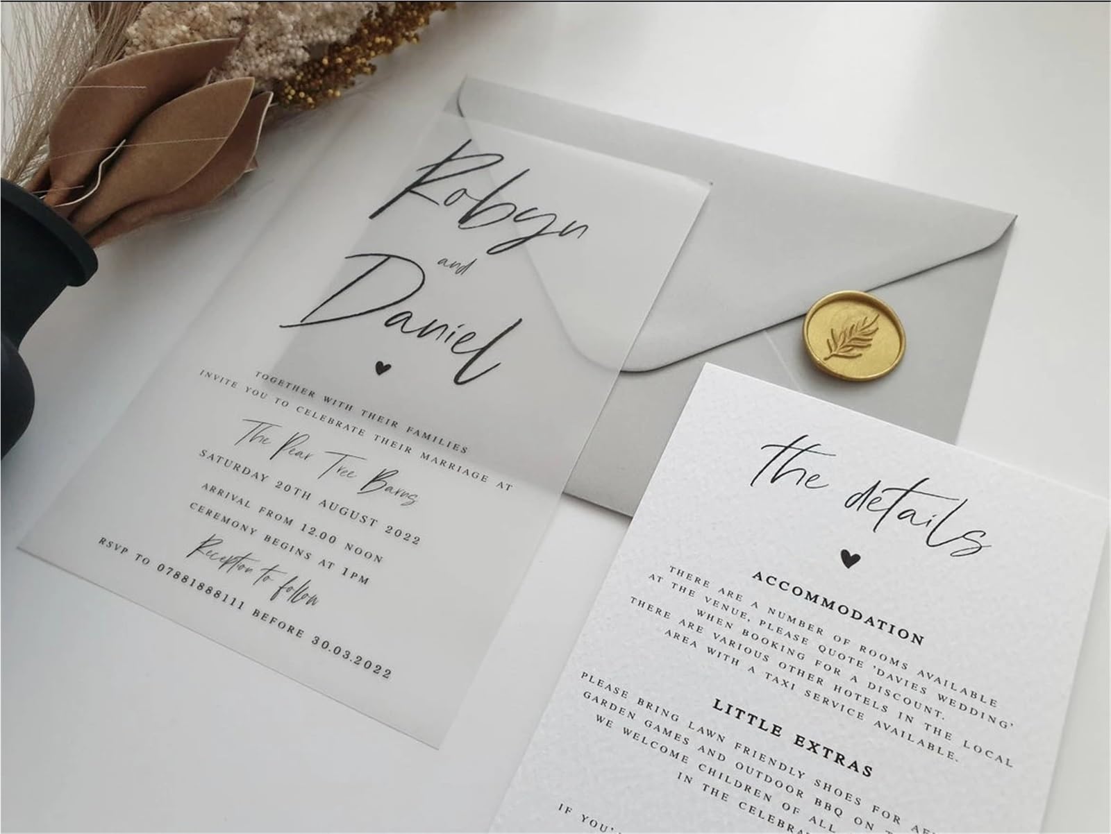 50 pezzi di inviti piegati, decorazioni for matrimoni, buste in carta velina, eleganti biglietti d'invito Per Decoration