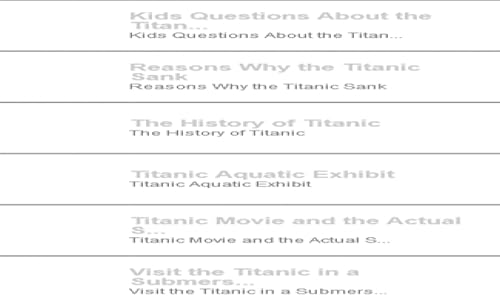 Titanic Howto