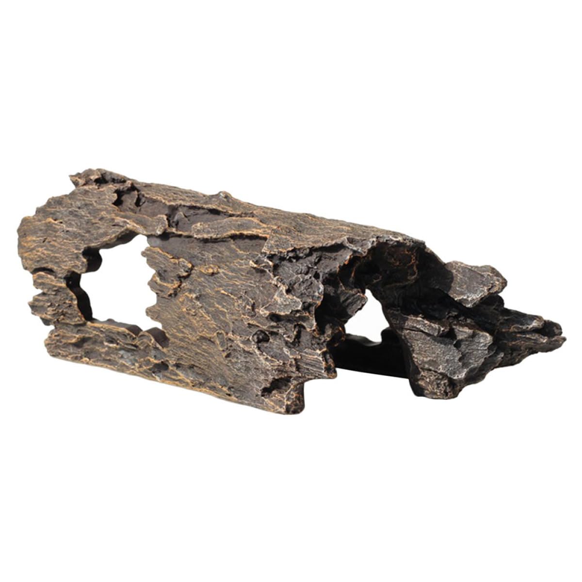 ULTECHNOVO Tronc d'arbre Artificiel en Résine Léger et Réaliste pour Décoration Aquarium Décor de Paysage pour Aquarium de Poissons Accessoire Décoratif