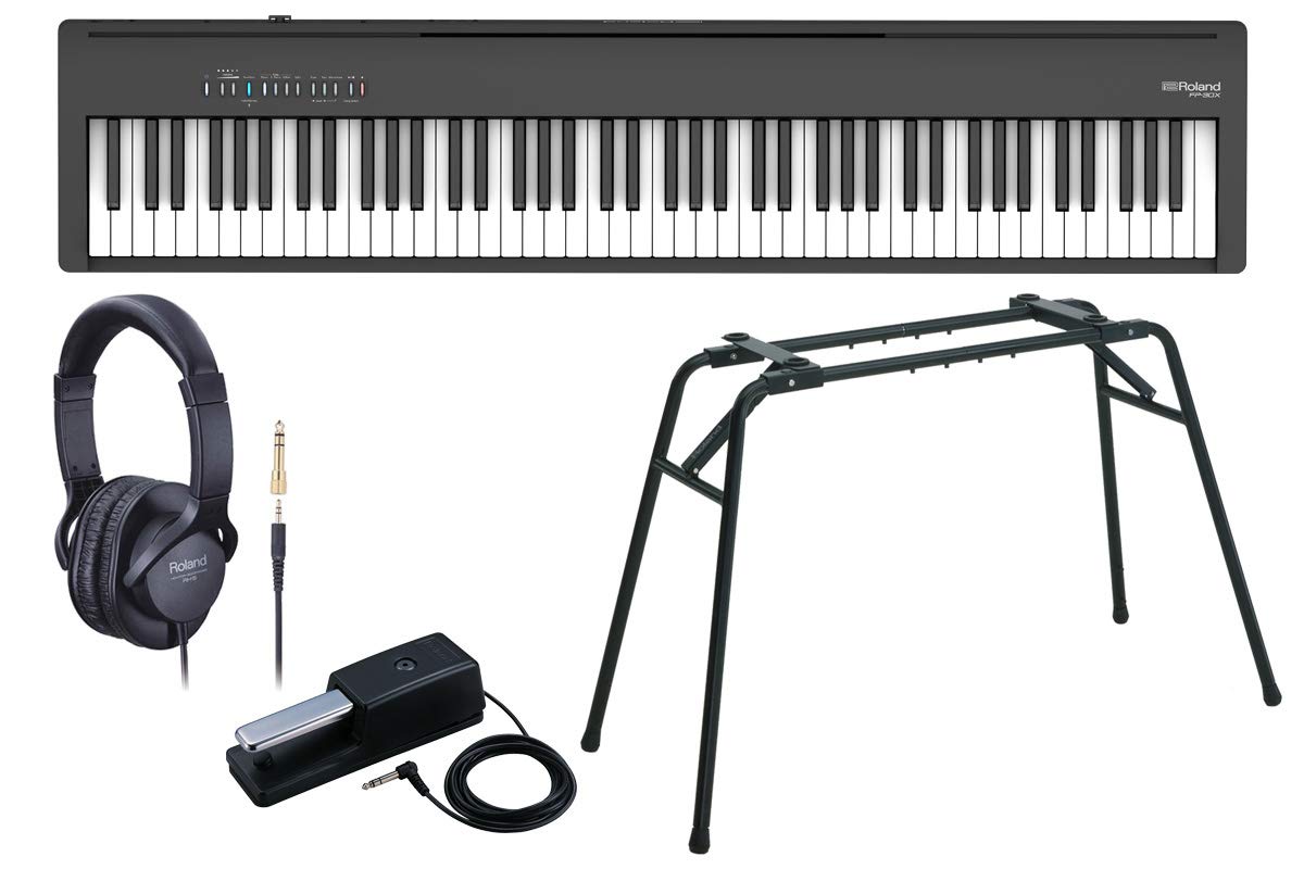 Amazon | Roland ローランド/FP-30X BK【アクセサリーセット】ブラック