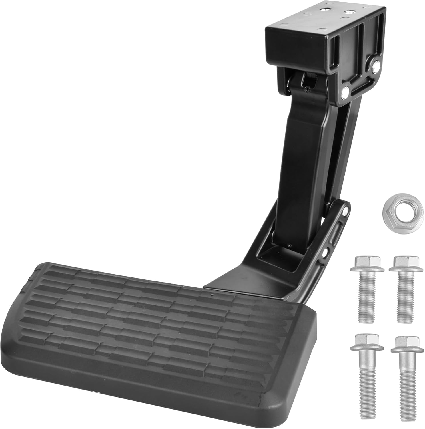 ASOPARTS Rear Bed Step Tailgate Bedstep Compatible with Toyota Tundra 2026 Folding Truck Step Retractable Bumper Tailgate Step