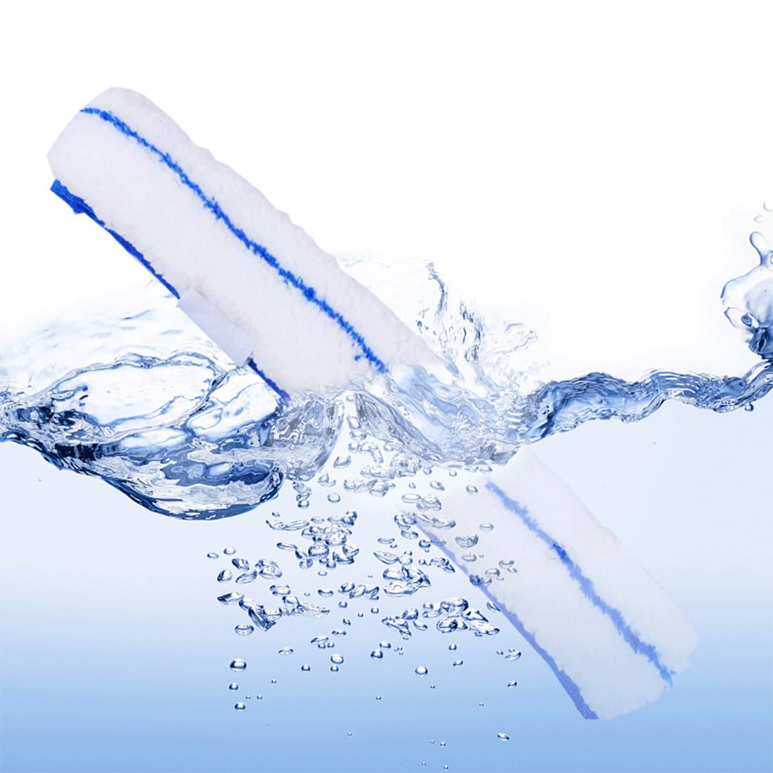 Limpiacristales Largo, Limpia Cristales Mamparas Ducha con Poste de Extensión 6m, Limpiador de Ducha de Goma 35cm para Ducha BañO Espejos Cristales Y Azulejo