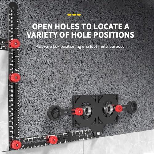 Règle de mesure multi-angles 12 côtés, outil de mesure d'angle pliable pour menuiserie - 6