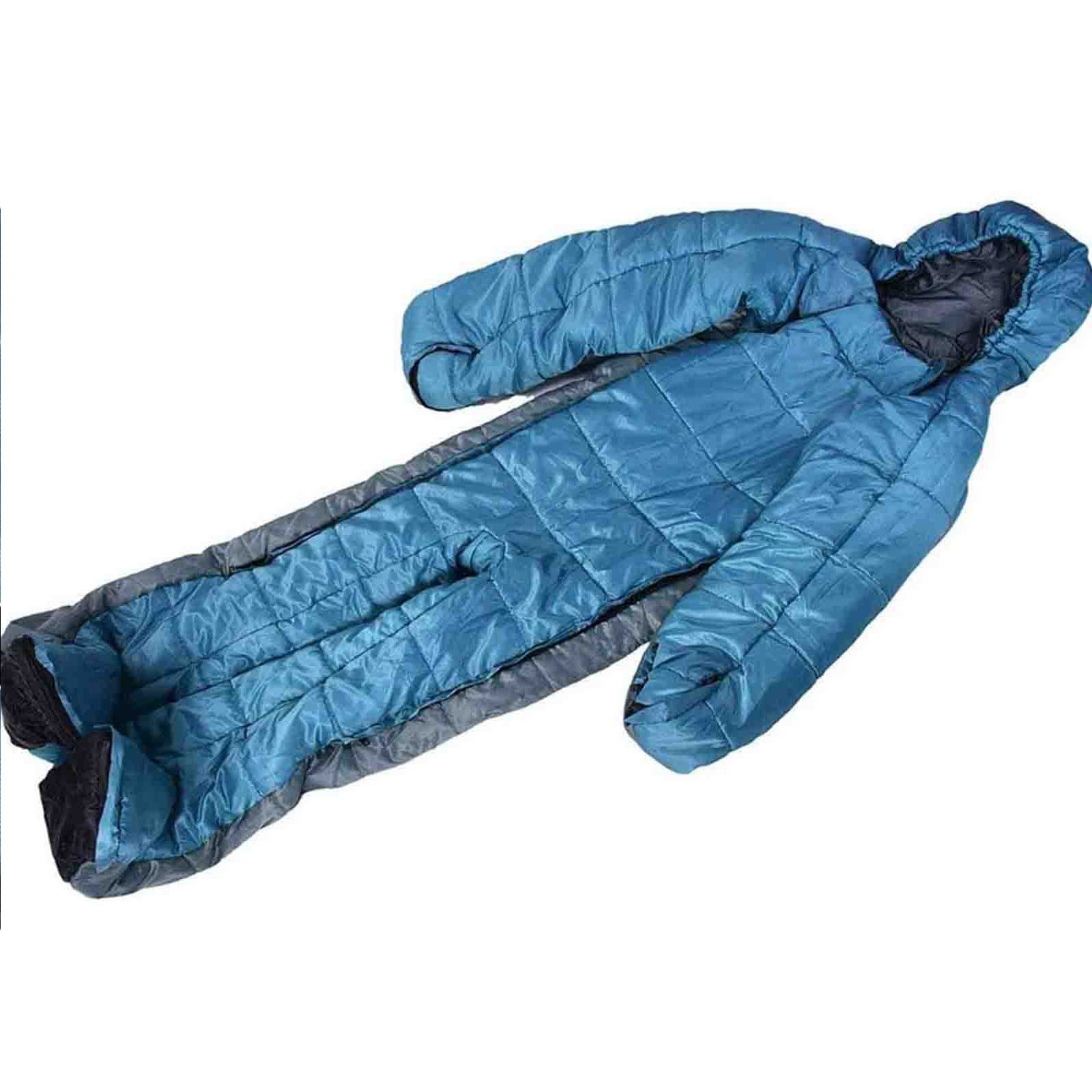 Schlafsack für Erwachsene mit Beinen Sport & Freizeit