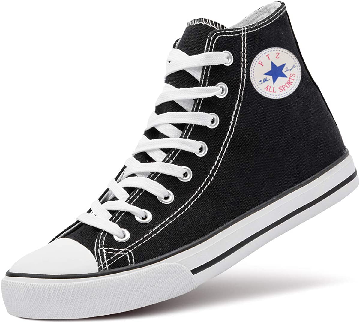 TrenDuty Long High Top Canvas Men Sneakers