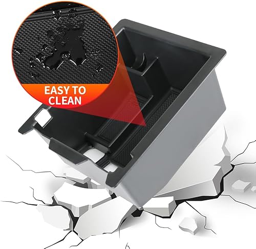 Miniatura 5 de LUNQIN Bandeja organizadora de consola central de automóvil para Mazda CX-5 CX5 2017 2018 2019 2020 2021 2022 2023 2024 Accesorios interiores de