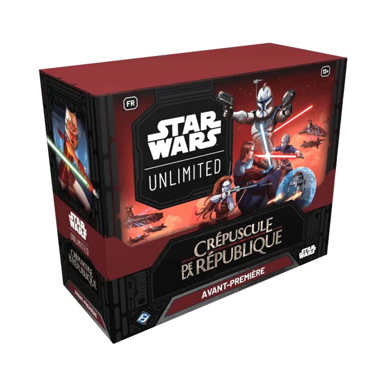 Asmodee - FFG - Star Wars: Unlimited Crepuscolo della Repubblica - Scatola Anteprima - Gioco di carte collezionabili - per adulti e bambini dai 12 anni, 2 giocatori - Versione francese