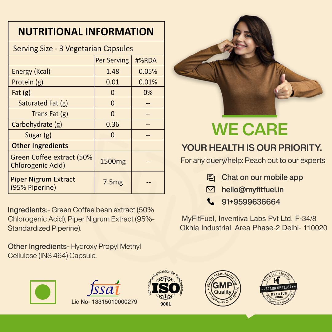 Buy Now Green Coffee Bean Extract (50% Cga) With Piperine 95%, (1500... 4 Buy Now Green Coffee Bean Extract (50% Cga) With Piperine 95%, (1500...