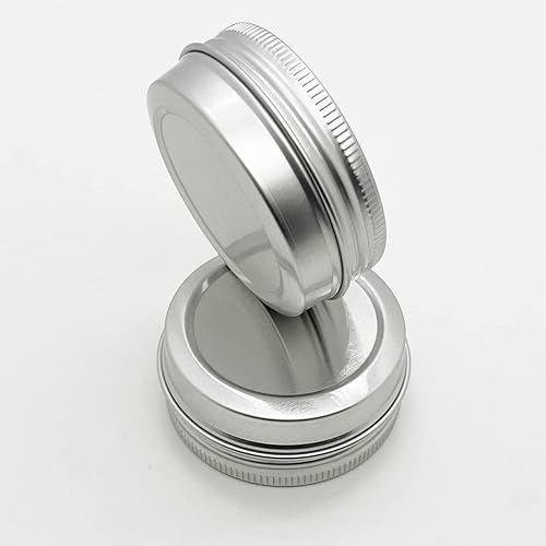 Miniatura 5 de MYYZMY Paquete de 30 tarros de aluminio de 1 oz con tapa de rosca de 1.0 fl oz recipientes redondos recargables