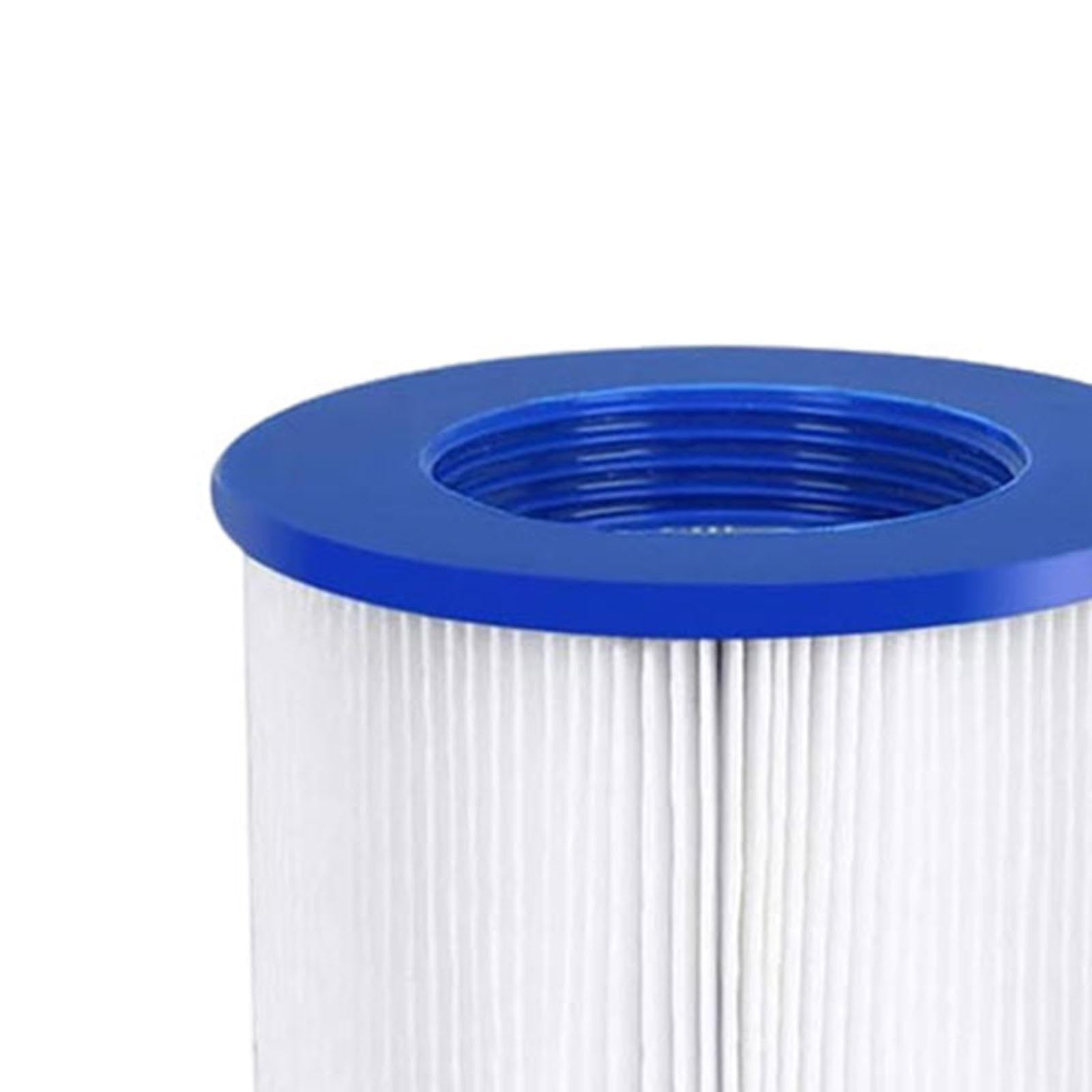 6 Piezas Cartuchos de Piscina Repuesto de Filtro Núcleo Profesional Filtro Central Fácil de Limpiar Compatible con Hidromasaje y Piscinas, 6 Piezas