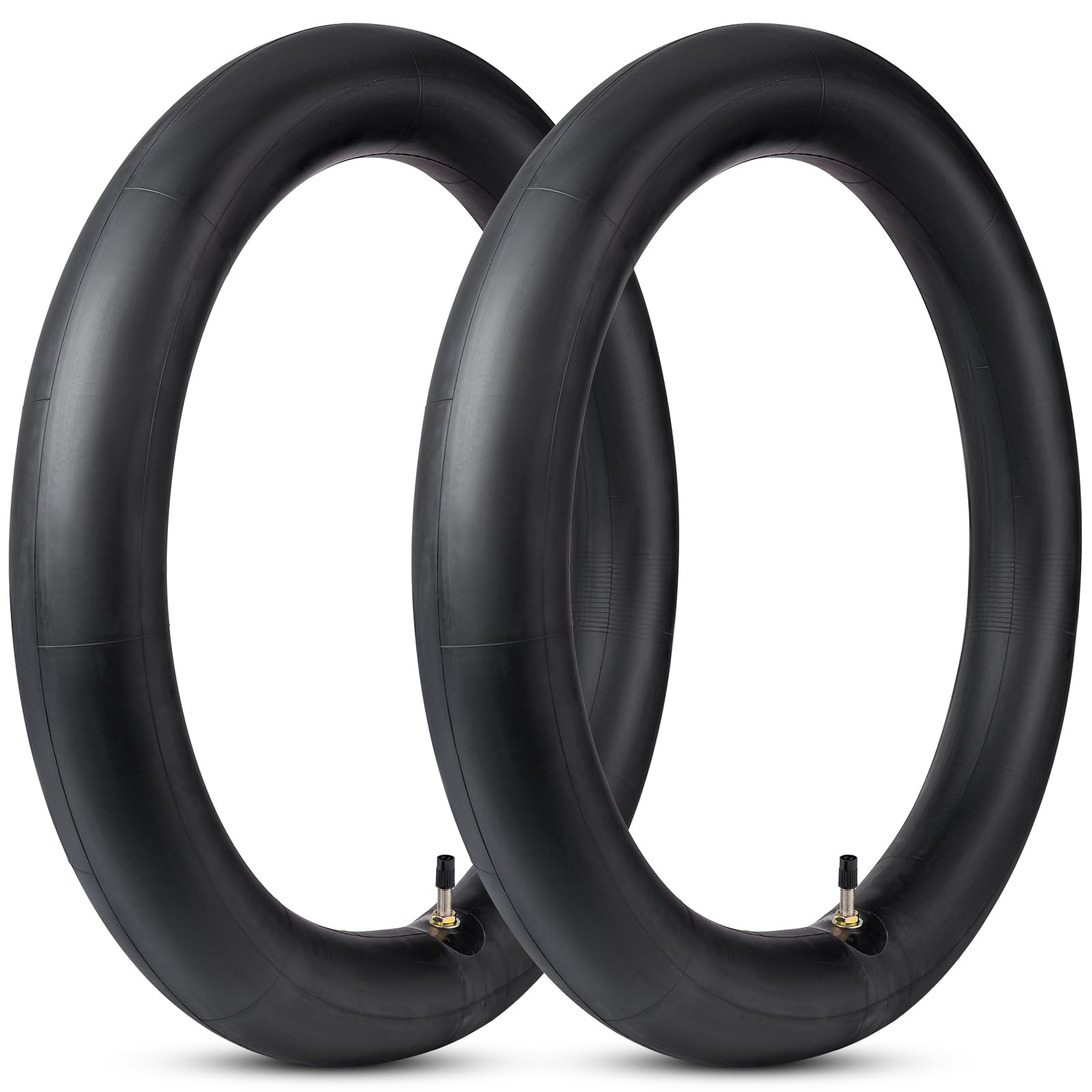 Heavy-Duty 2.75/3.00-16 Inner Tube 80/100-16 Motorcycle Tubes with TR4 Straight Valve Stem Replacement for XR 75 80 CRF 80F Dirt Bike ATV Off Road Motorcycle 2-Pack