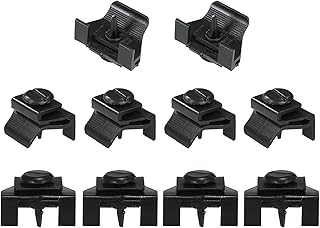 mewmewcat Clipes De Retenção,10pcs pára-choques dianteiro retendo fixador fender prendedor de retenção para 53879-28010