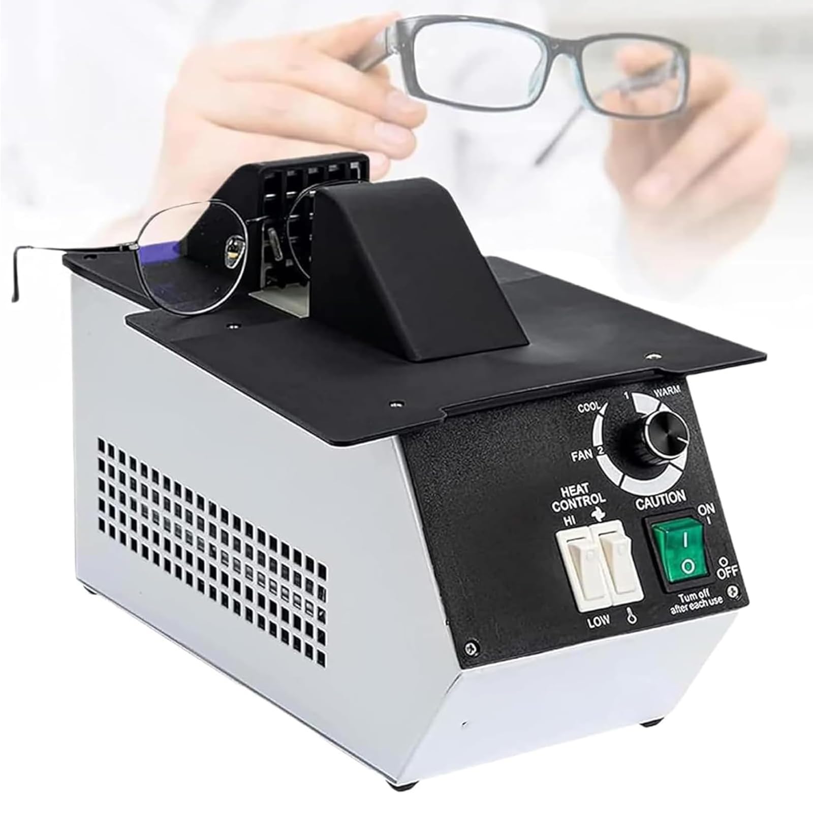 Gogle Frame Heater, Okulary Optyczne Ogrzewanie Wyposażenie, Ciepła I Zimna Zmiana Powietrza, Regulowana Temperatura 80 ℃ -130 ℃, Do Podgrzewania I Regulacji Ramki Okulary