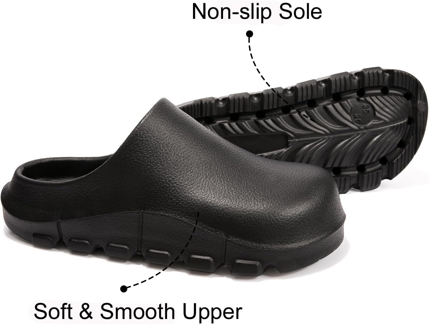 NITTI Women's Arch Support EVA Garden Shoes for Women - Comfort Waterproof Slip-on Outdoor Beach Mules Sandal Ladies Classic Closed Toe Clogs - Image 5