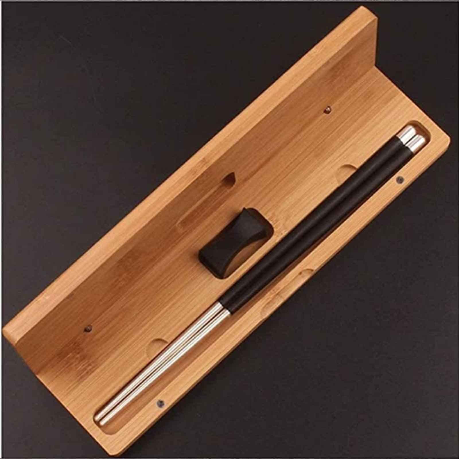 Palillos chinos para comer reutilizables Palillos reutilizables, palillos palillos plateados sin pintura productos de madera pura resistente al desgaste de palitos de mano no posces ( Color : A )