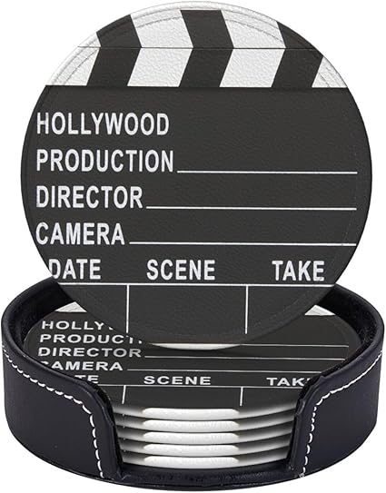 Movie Cinema Lapper Board Drinking Coasters