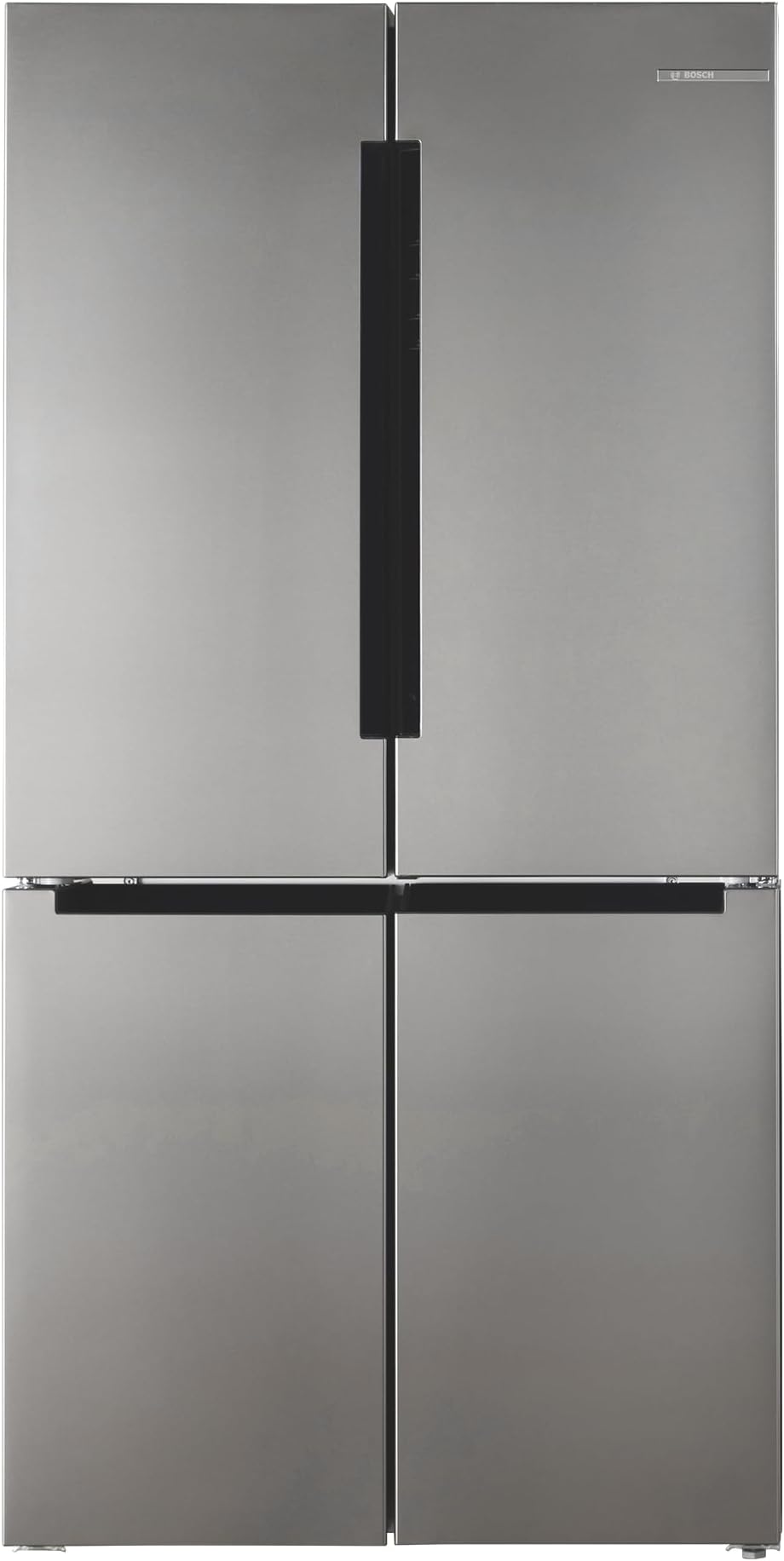 Bosch Home & Kitchen Appliances Bosch KFN96VPEAG French Door Fridge Freezer with NoFrost, XXL Capacity, SuperCooling Function, 183 x 91cm, Silver, Serie 4, Freestanding [Energy Class E]