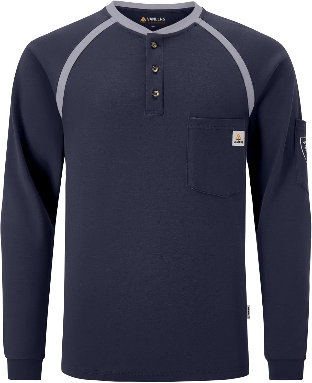 FR Shirts for Men Flame Resistant Shirts 6.5oz Light Weight Long Sleeve Fire Retardant Shirts CAT2/HRC2 - Image 2