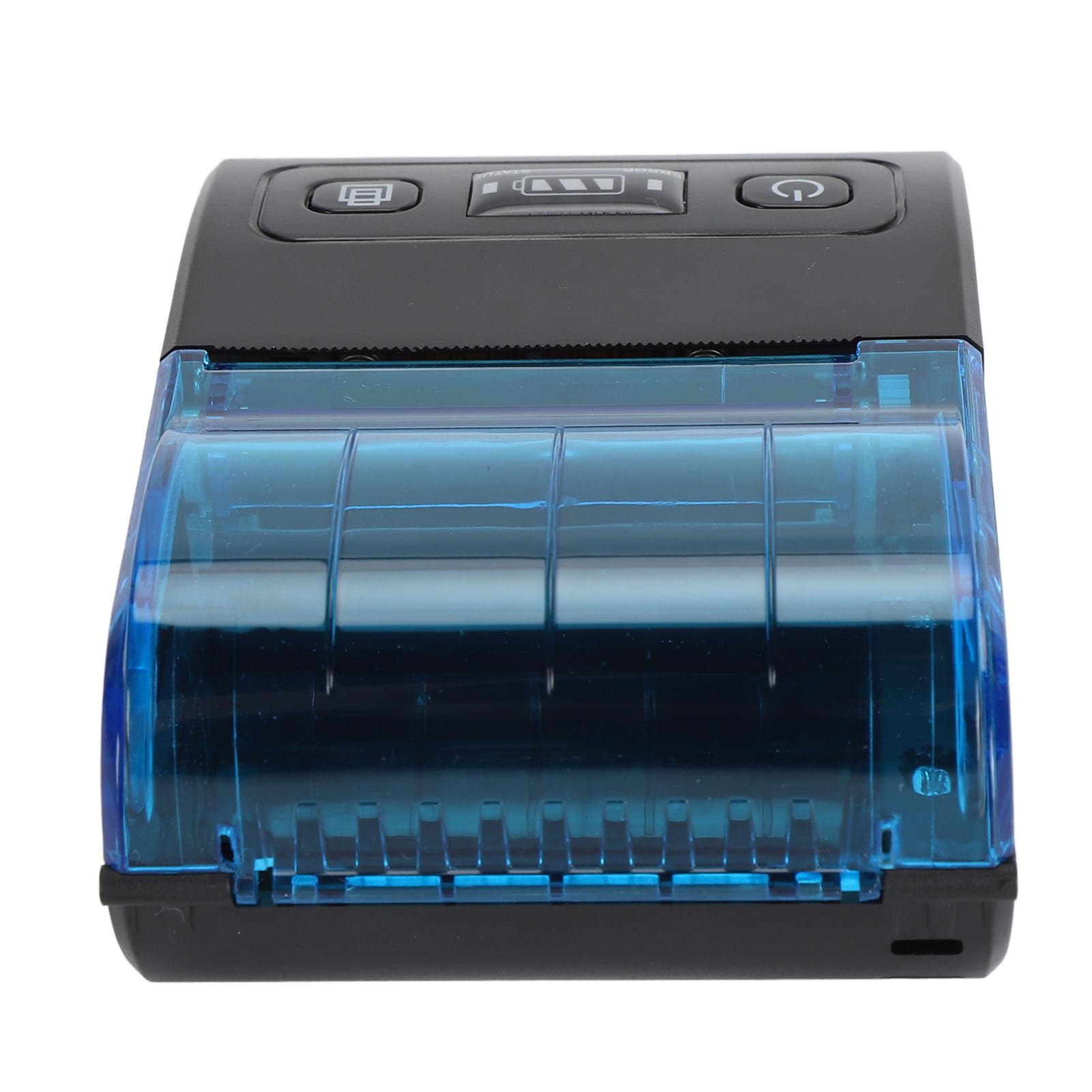 Pilipane Impresora de recibo térmico portátil Mini Bluetooth 58 mm Soporte multilingüe Impresora térmica móvil para restaurantes Tiendas minoristas ABS 1500mAh Batería