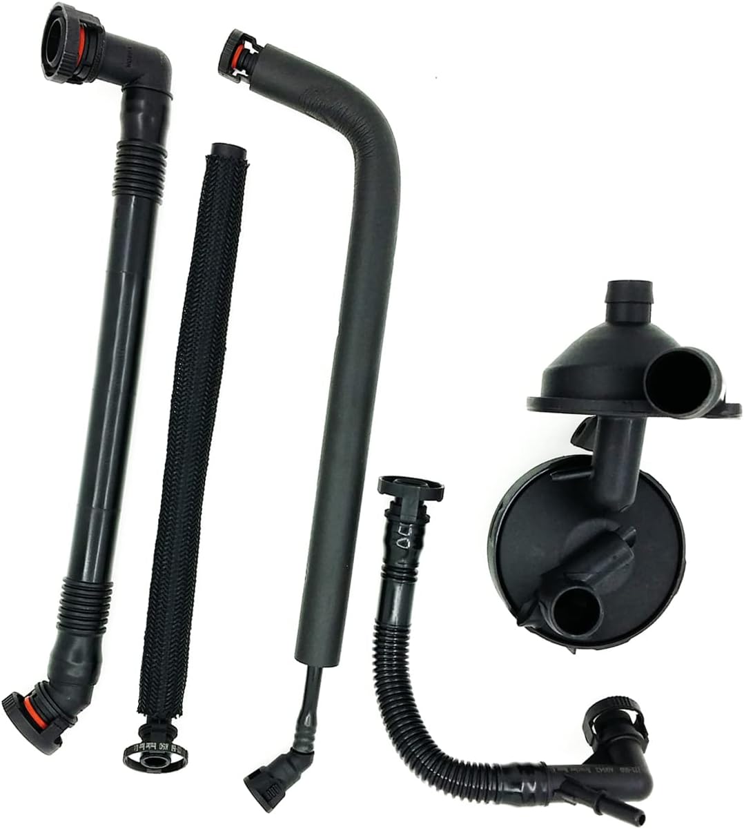 PCV Crankcase Vent Valve & Breather Hose Kit For 20002006 BMW 320i 330i 330xi 325xi