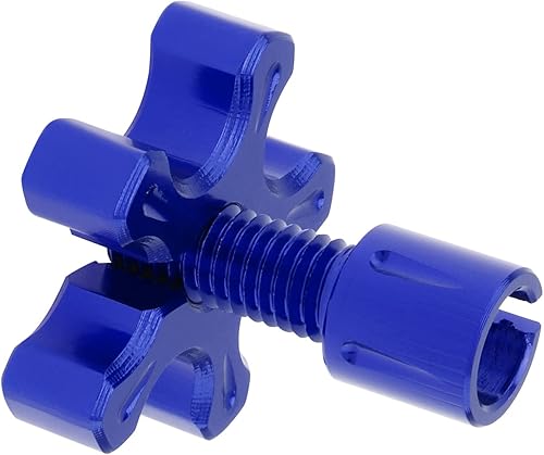 Miniatura 5 de M8 - Ajustador de cable de embrague de freno de motocicleta, tornillos ranurados de aluminio CNC para bicicleta deportiva AR125LC  EN500  GPX250 ATC