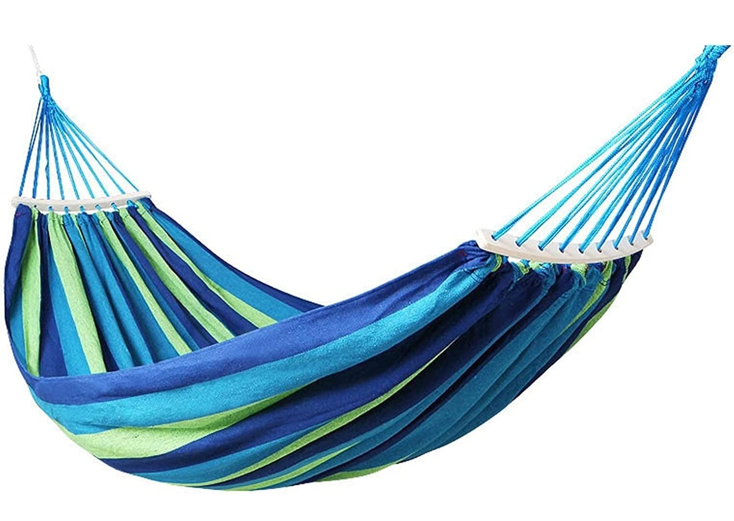 Hamak Ultralekki, Hammock Outdoor Camping Hamak Podróżny Gruby Płócienny Dorosła Huśtawka Anty-rollover Do Wewnętrznych Ogrodów Zewnętrznych na Kemping, na Zewnątrz(B,200 * 150cm)