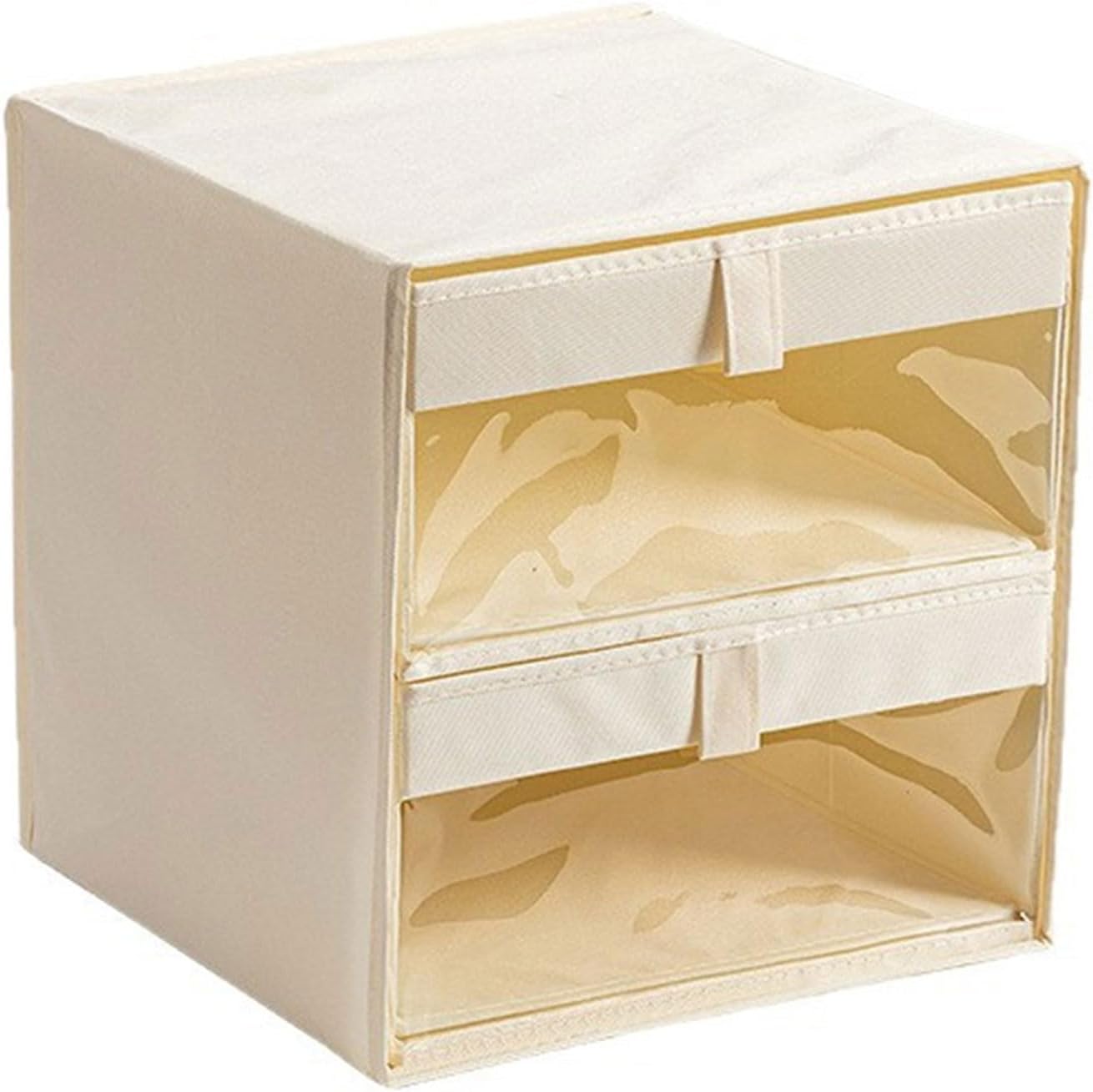 Foldable Fabric Storage Box for Closet Organization With Stackable Designs and Oxford Farbic Materials