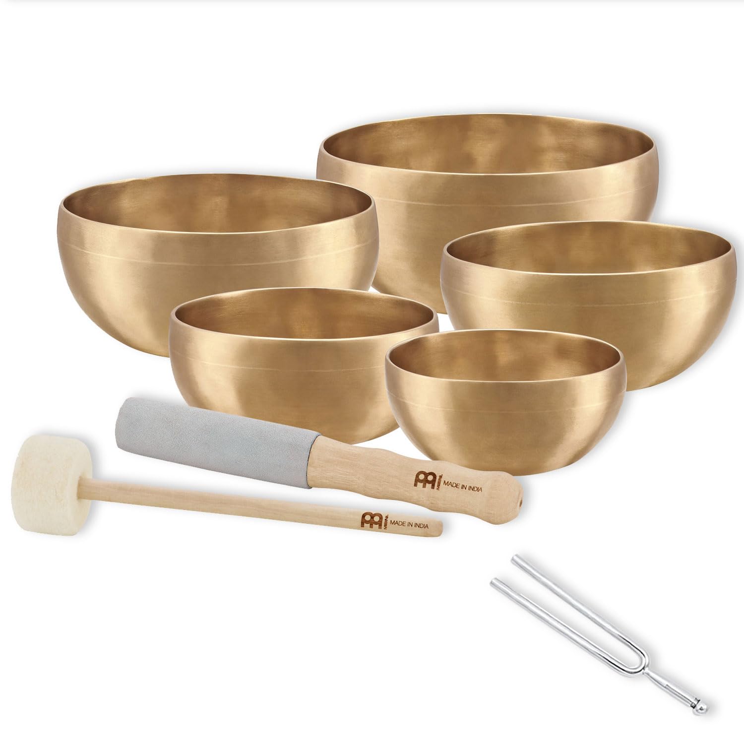 Meinl Sonic Energy SBU2950 uniwersalne misy dźwiękowe zestaw 5 szt. z kamertonem keepdrum