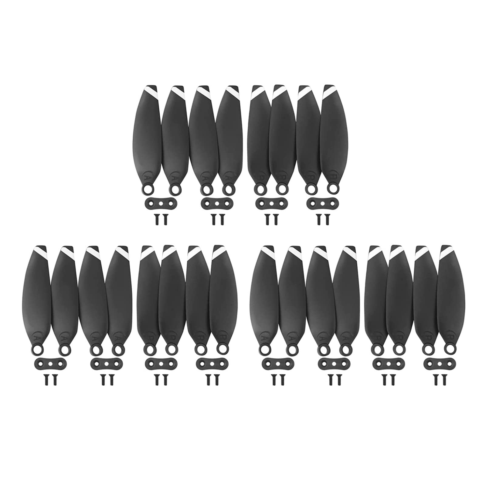 24pcs Propellers for HS175D X500pro Aerial Photography Folding Quadcopter Accessories Remote Control Drone Folding Paddle Replacement Parts