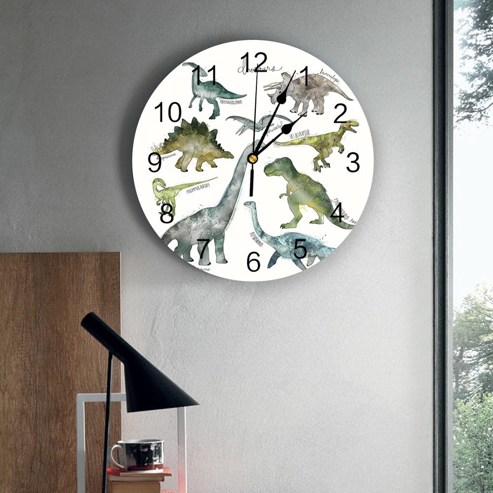 Horloge Murale Décorative En Forme De Dinosaure Pour Chambre D'enfant