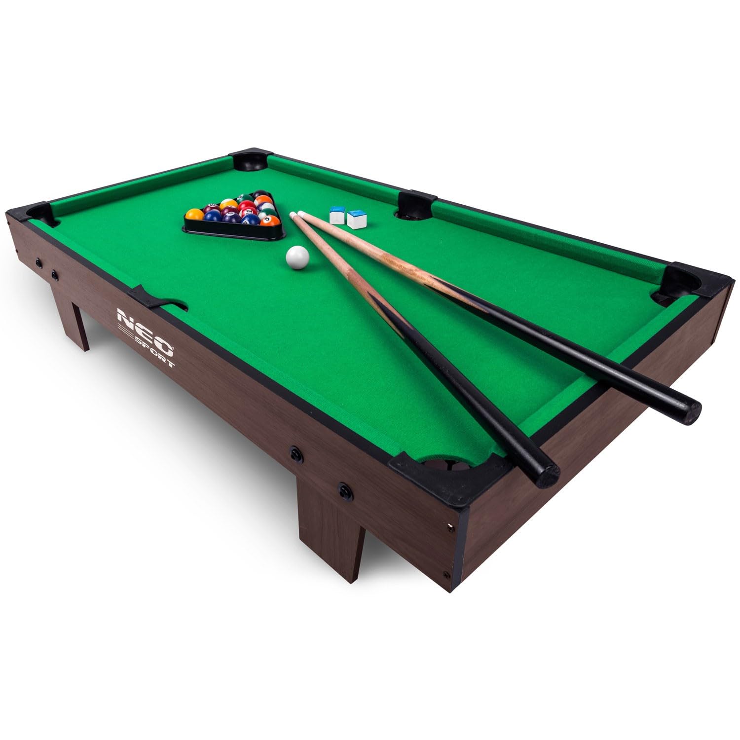 Mini Billardtisch, Billard für Kinder, Spielset, 3ft, 92 x 52 x 19 cm, Neo-Sport