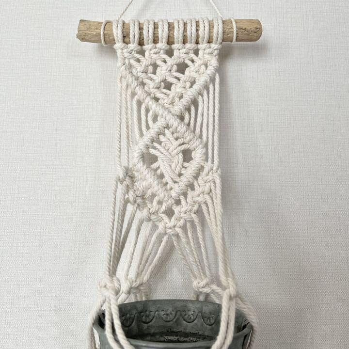 Amazon.co.jp: 流木 マクラメ プラントハンガー 2点セット No.33