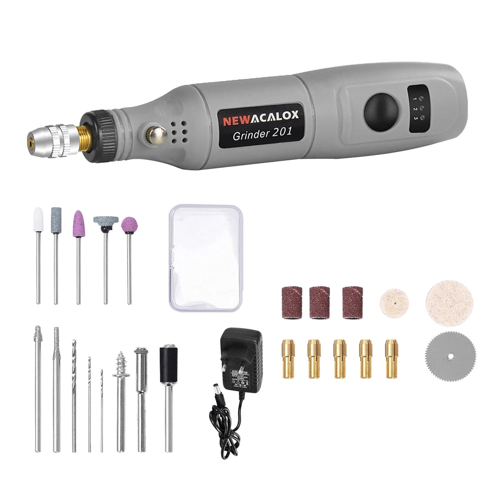 Outils de gravure pour stylo et meuleuse gris pour atelier créatif maison