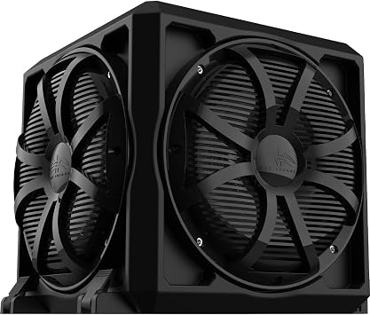 Wet Sounds | REVO 12 PSE SWB | Passive Radiator Subwoofer Enclosure with Enclosed Black SW Grille