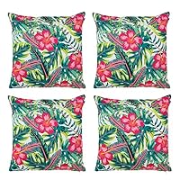 Bean Bag Bazaar Outdoor Cushions Filled, Wild Collection, Set of 4