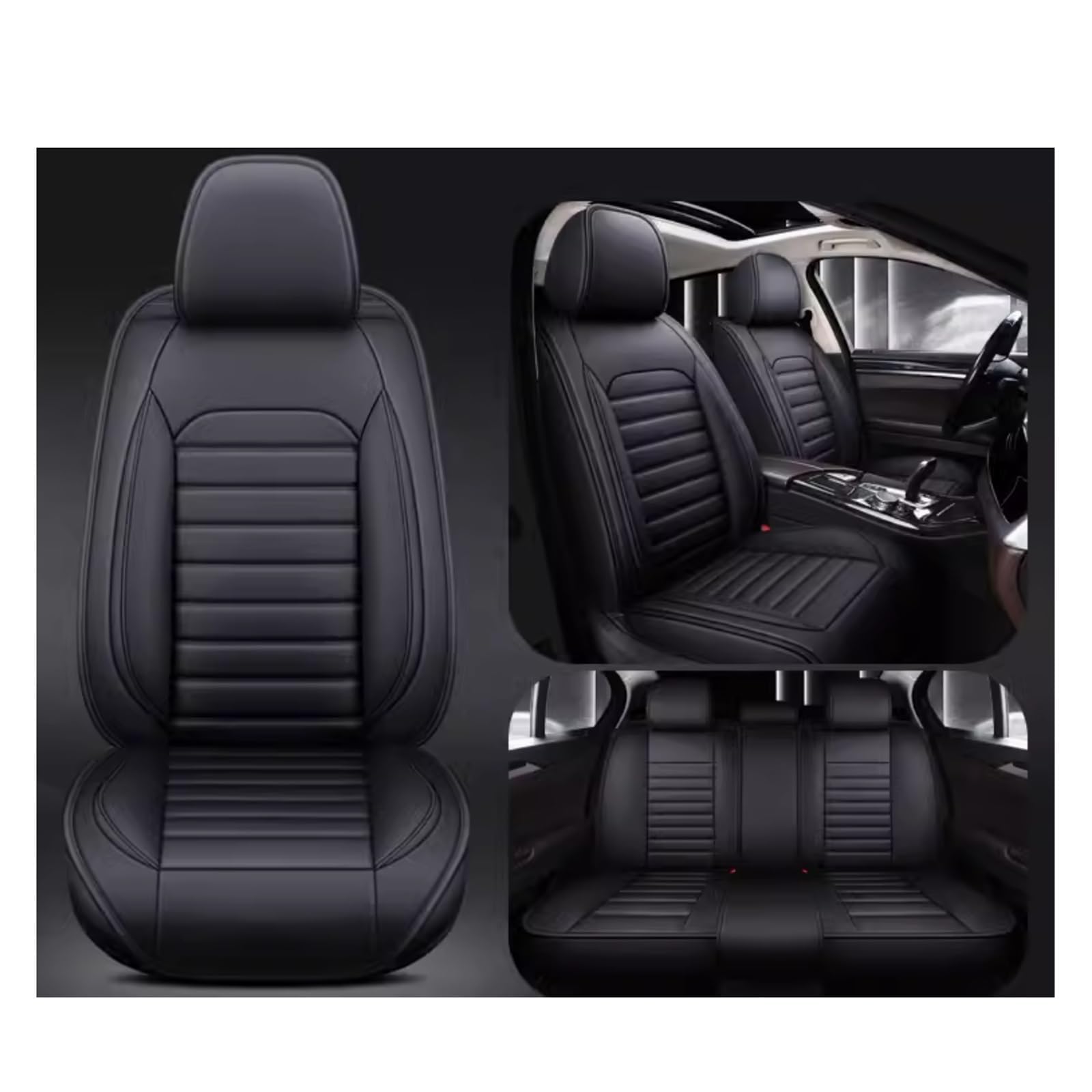 Asientos Fundas Asientos Coche Cuero,para Renault Captur II I/Captur E-Tech 2019-2024 2025 Impermeables Juegos De Cubreasientos Interior Accesorios,B