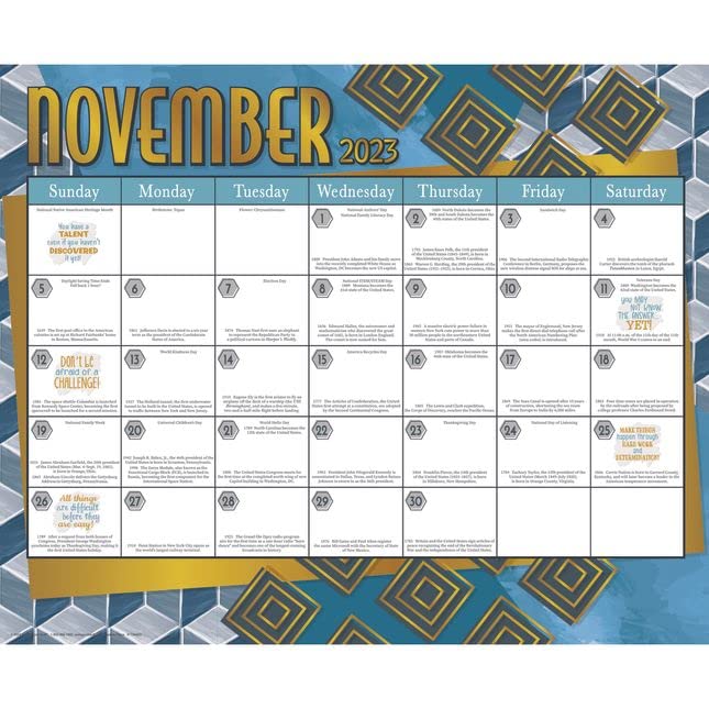 Amazon.com: Really Good Stuff Cool and Calm Monthly Calendar Pages and  Stickers 2023-2024 Double Sided : Office Products