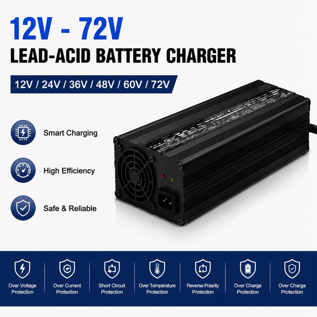 Chargeur De Batterie 600 W pour Chariots Élévateurs