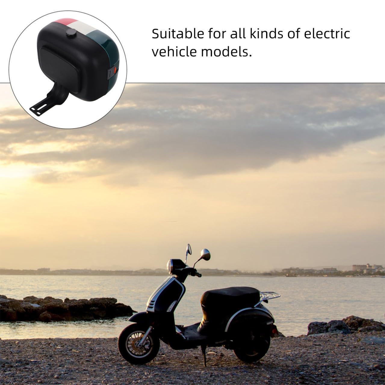 ULTECHNOVO Borsa Posteriore Per Zaino Multifunzionale Per Luggage Storage Accessorio Per Scooter e Biciclette Installazione Facile e Sicura