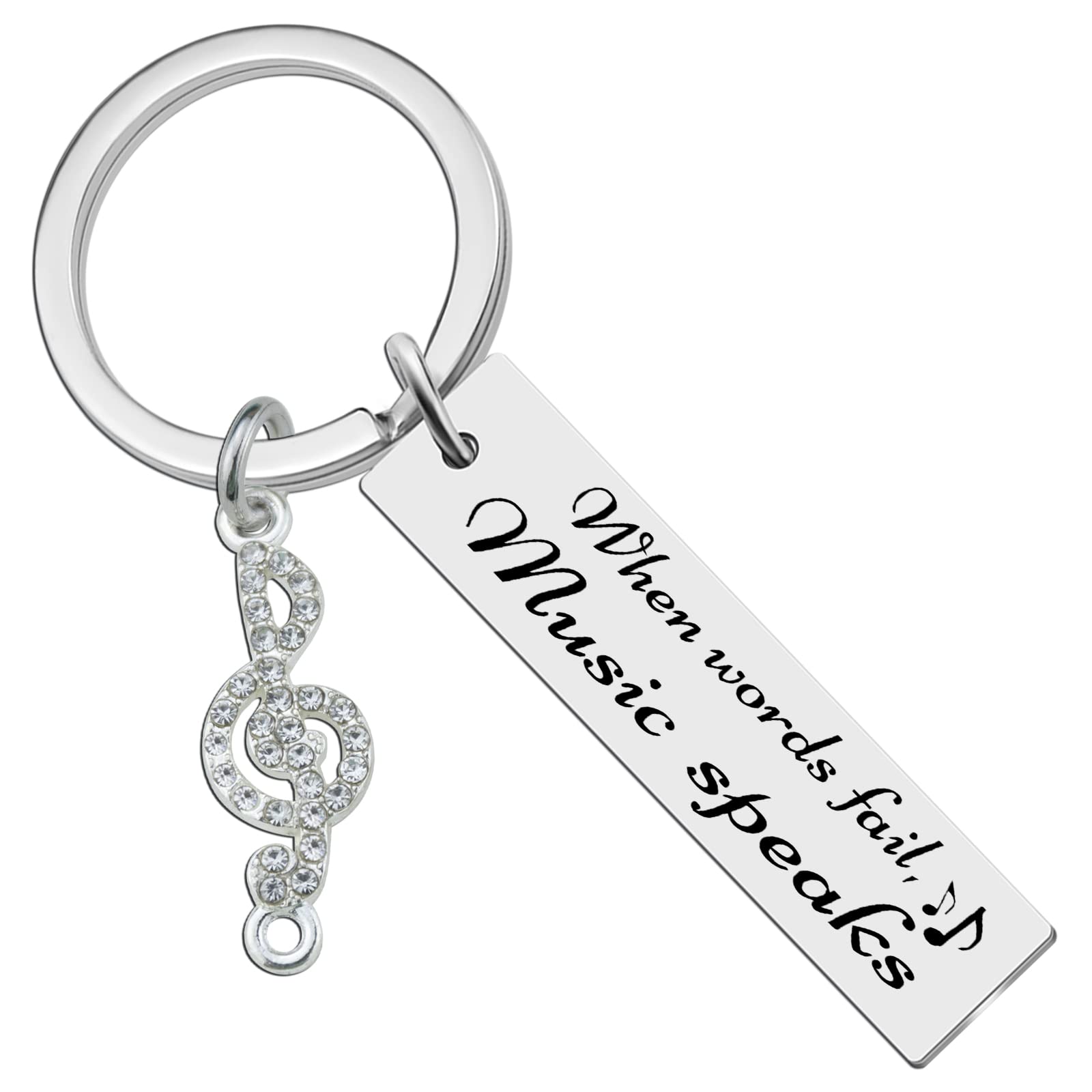 Music Keychain Gift Music Teacher Appreciation Gifts Thank You Music Teacher Gifts Men Women Music Note Gift For Music Teacher Student Music Lovers Friend Musicians Jewelry Best Gifts