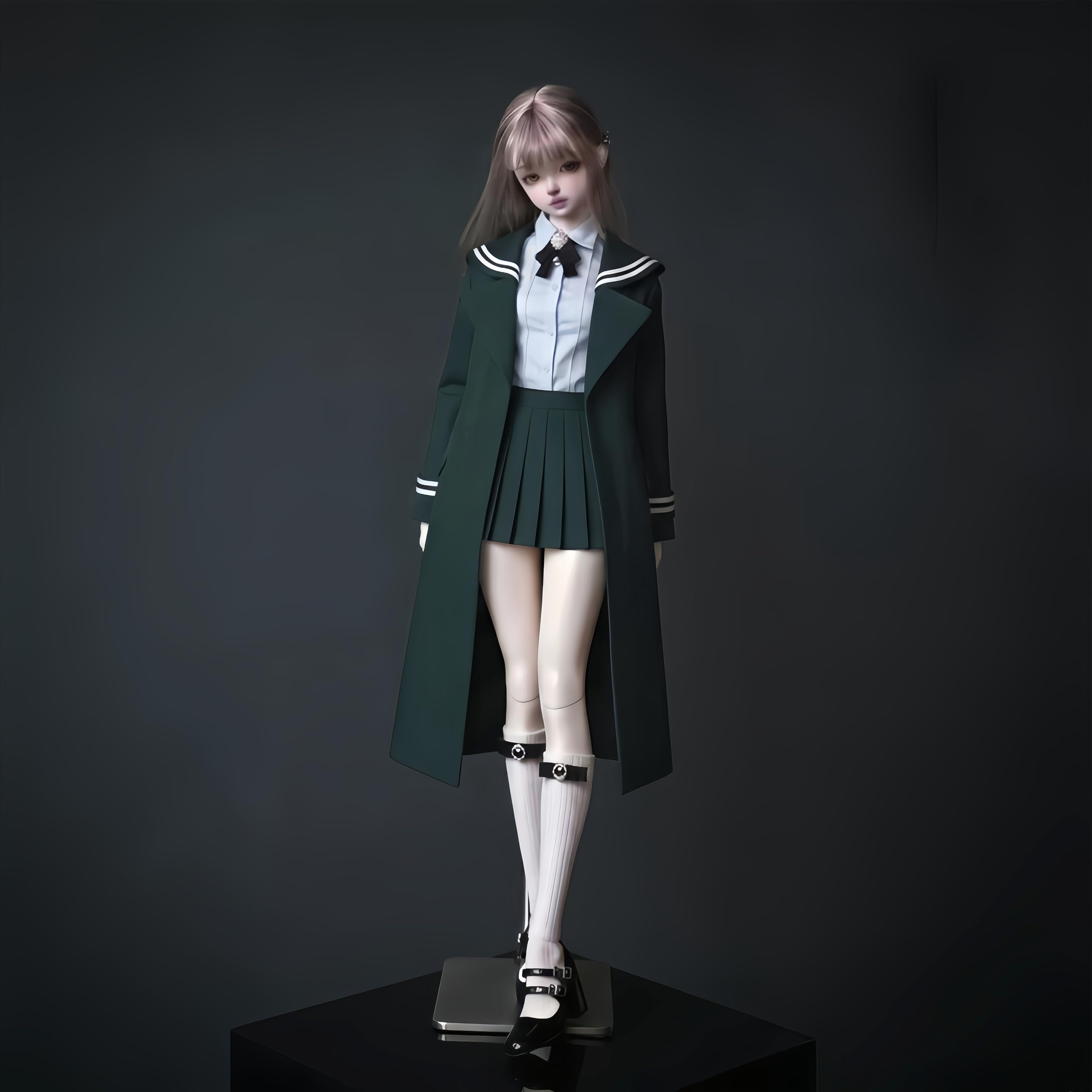 Bjd Puppenkleidung mit Kugelgelenk, handgefertigt, modisches Set, geeignet für 1/3 1/4 1/6 Bjd-Puppen (05, 1/4)