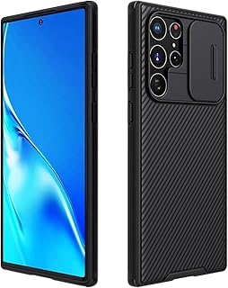 Le-Reach Capa para Samsung Galaxy S22 Ultra Premium atualizadas à prova de choque com capa de câmera deslizante compatível com Samsung Galaxy S22 Ultra (preto)